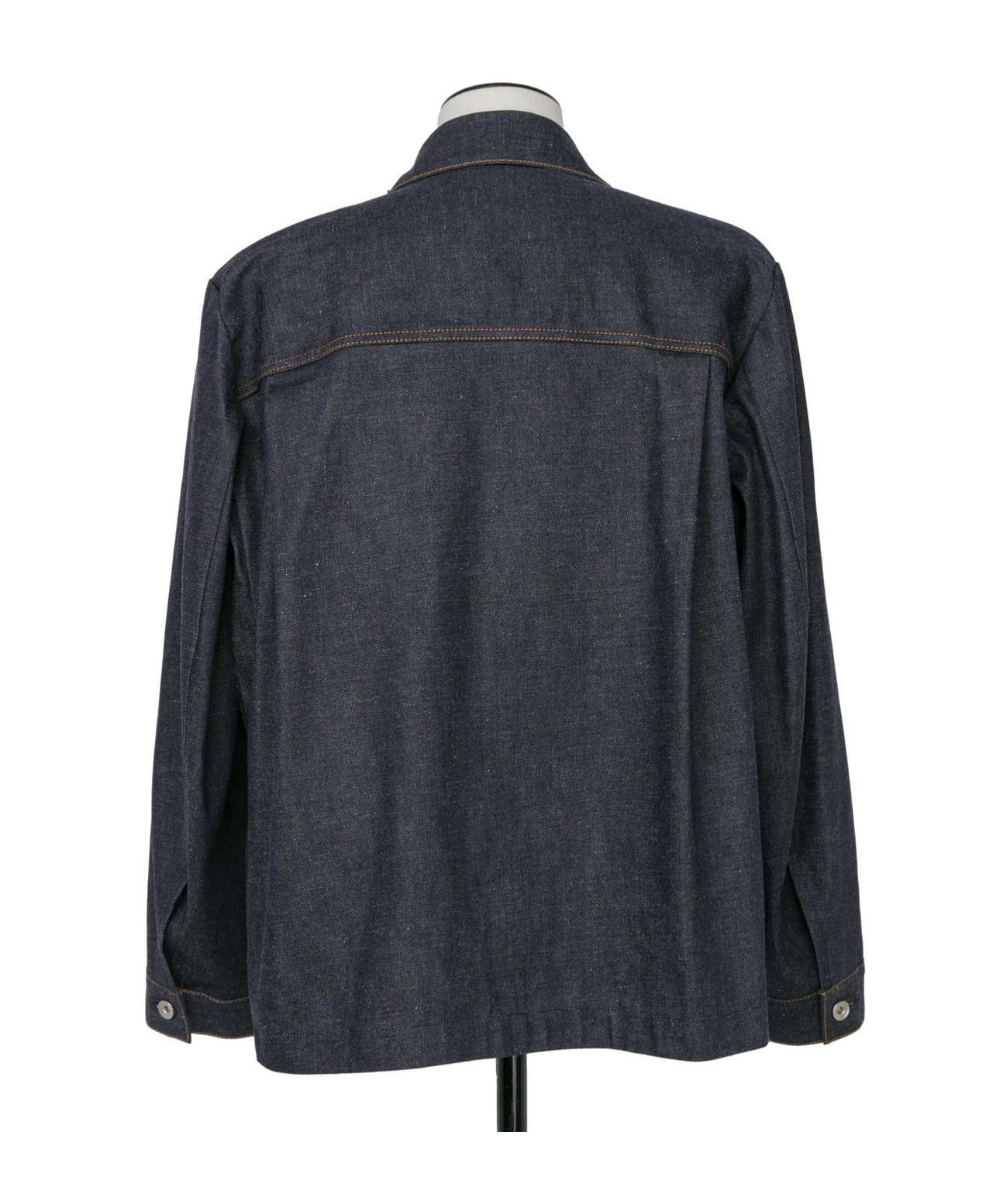 Sacai Indigo Flap Pocket Denim Jacket In Black