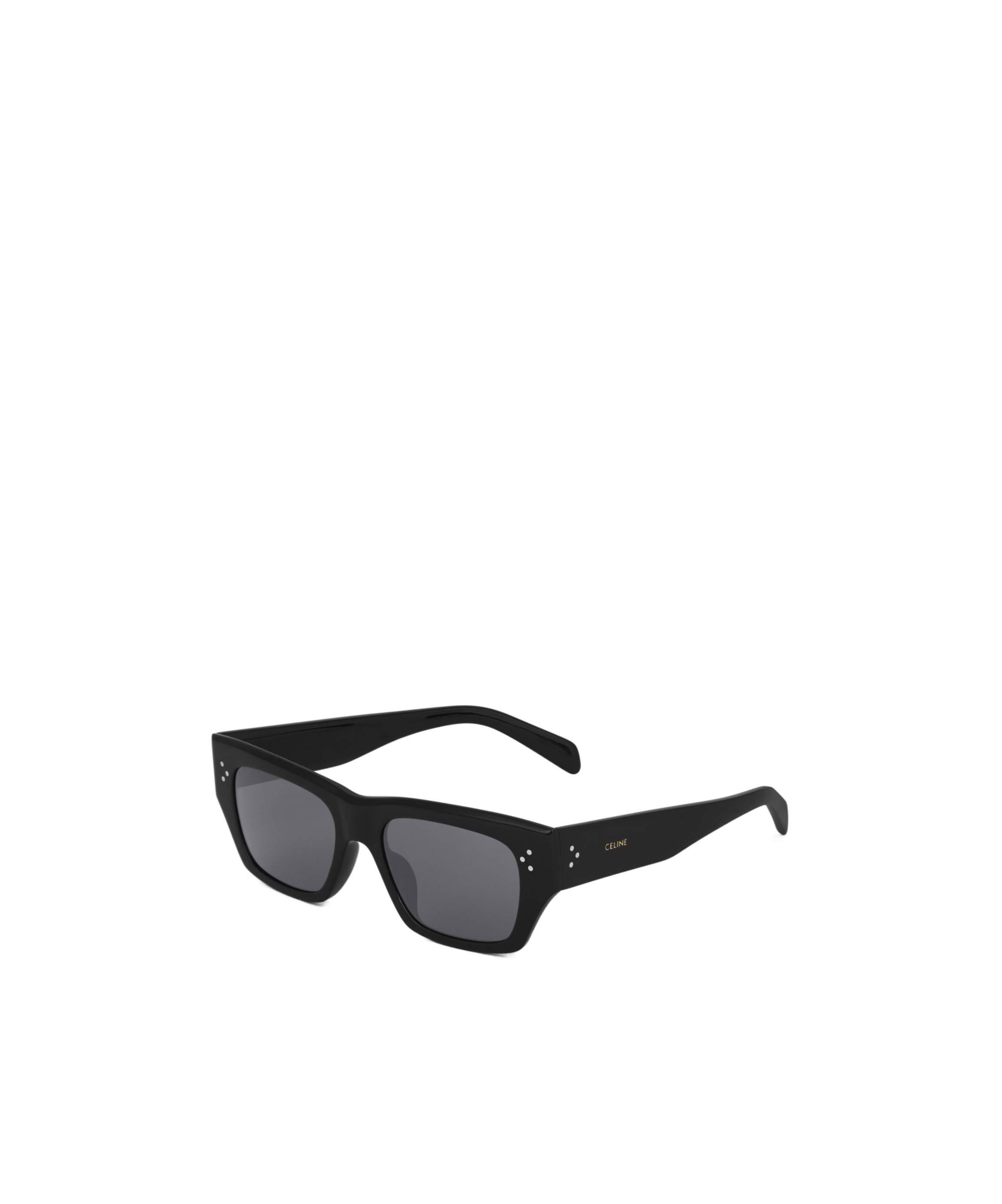 Celine Logo Flat Mirror In Gray