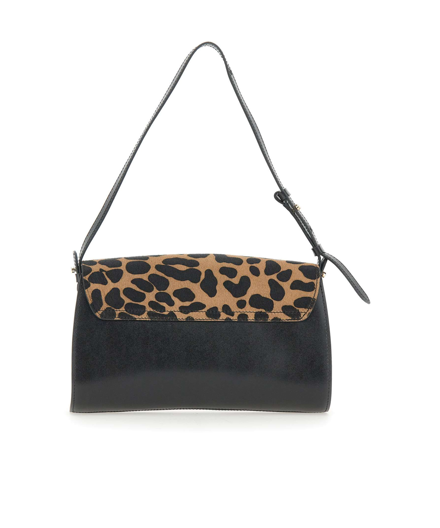 Gianni Chiarini Gianni Chairini Keira Animal-printed Shoulder Bag In Black