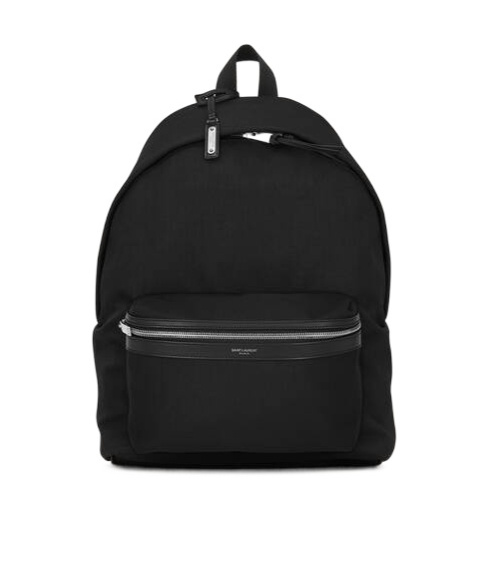 Saint Laurent Zippered Backpack In Black