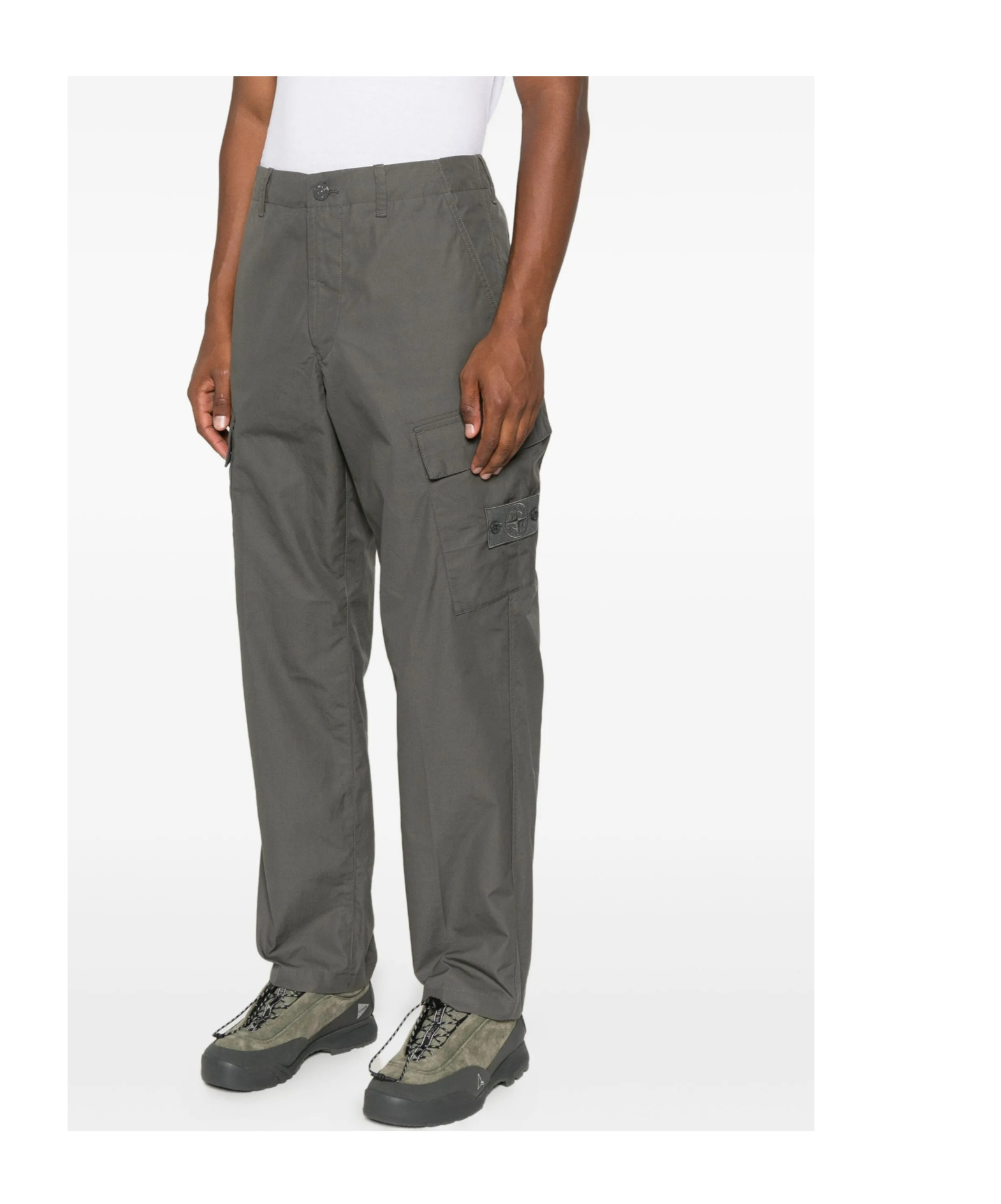 Stone Island Pant Regular Ghost Clothing In Gray