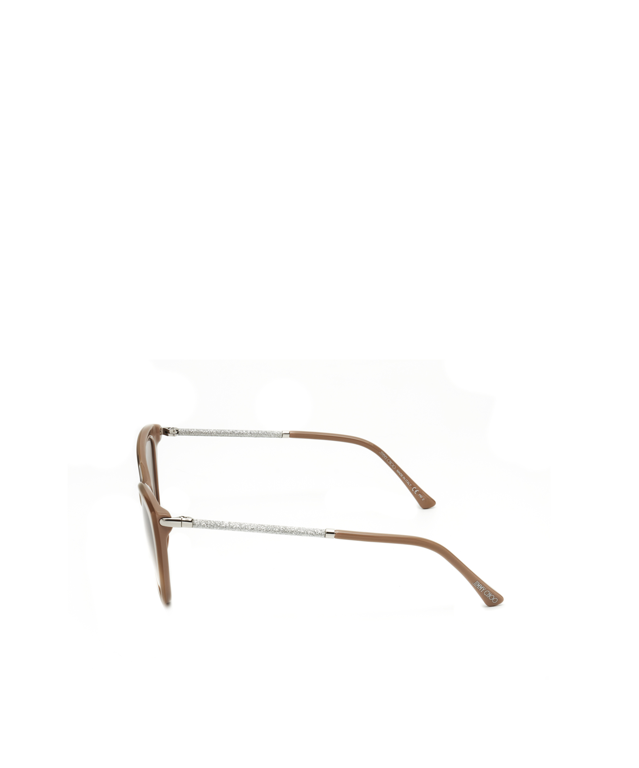 Jimmy Choo Eyewear Cat-eye Frame Sunglasses In White
