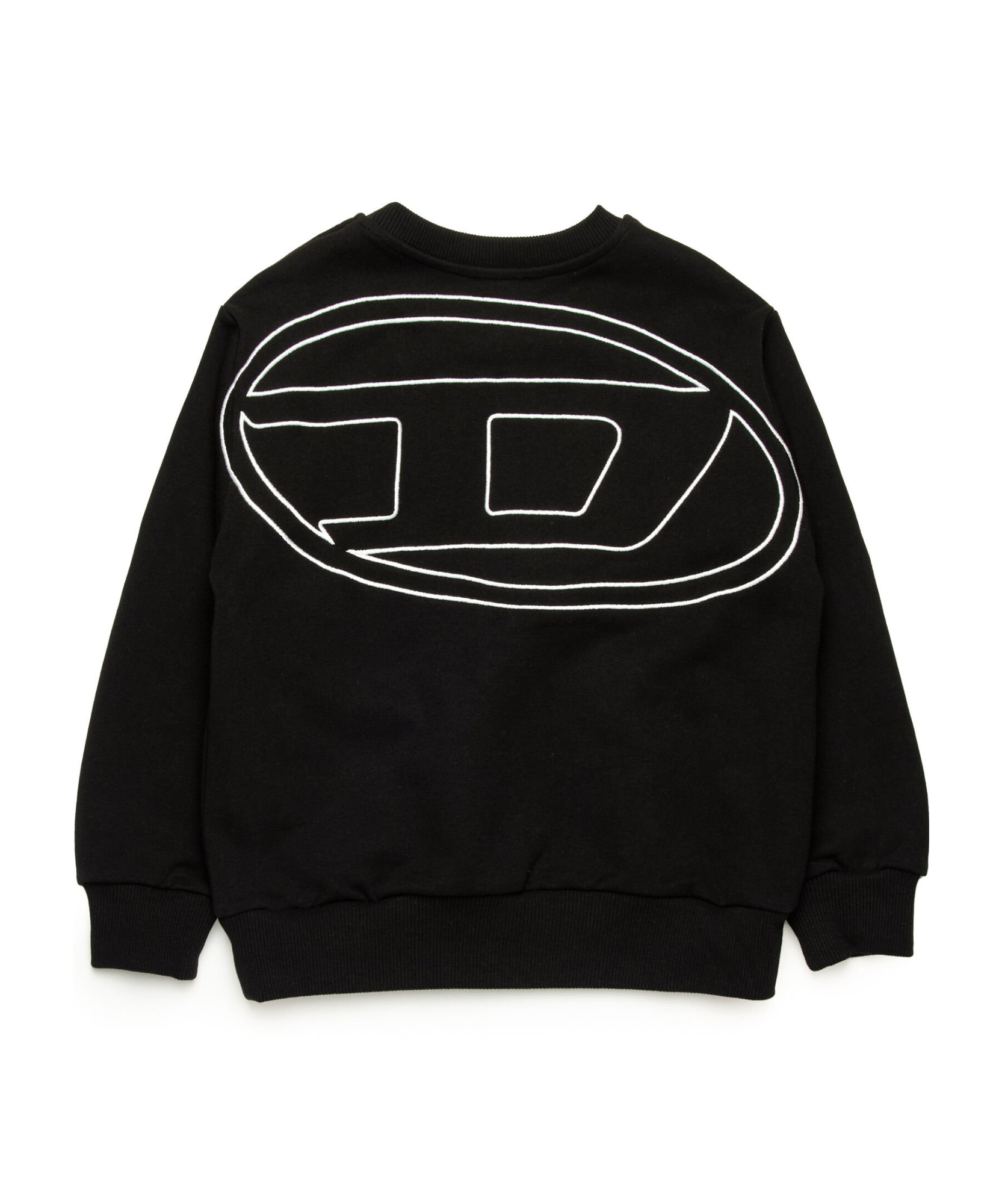 Diesel Long-sleeved Sweater In Black