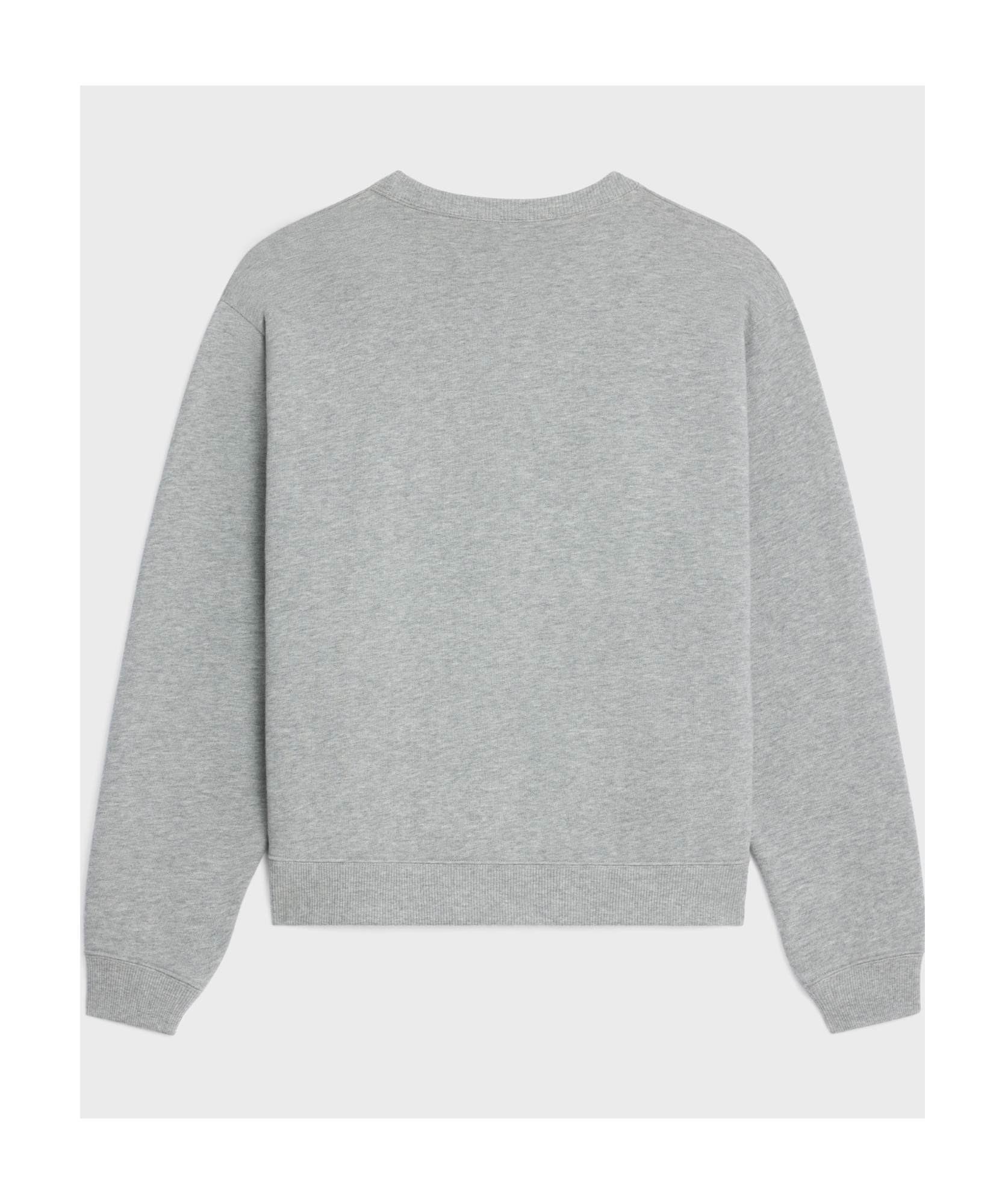 Celine Cotton Fleece Sweatshirt In Gray