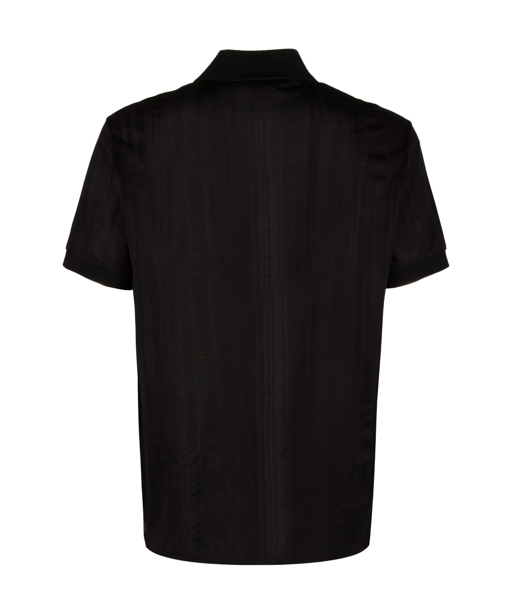 Shop Paul Smith Striped Organic-cotton Polo Shirt In Black