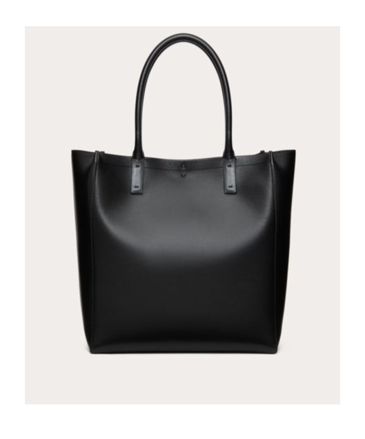 Valentino Medium Vlogo Locker Handbag In Black