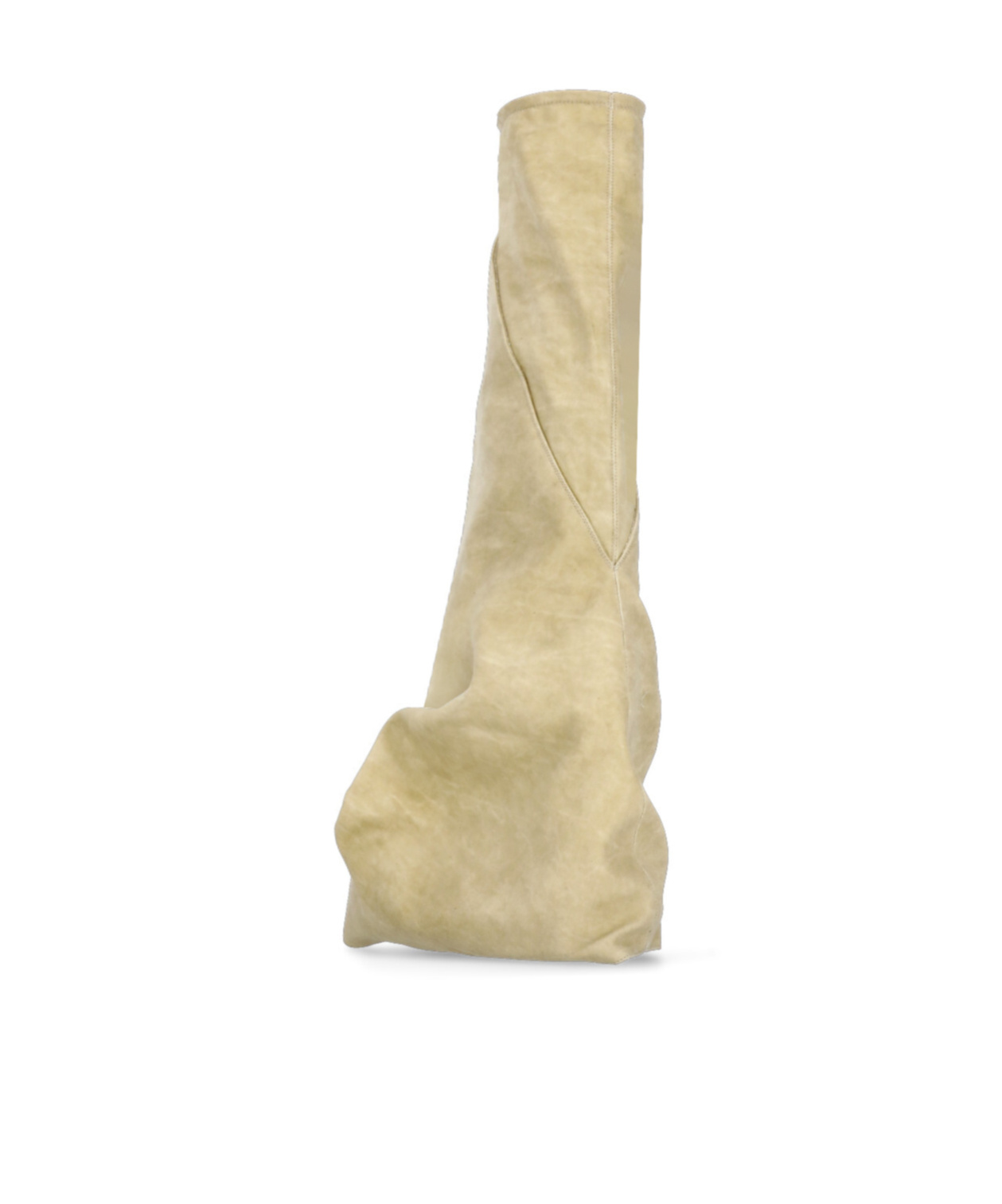 Rick Owens Drkshdw Drkshdw By Rick Owens Beige Beige Cotton Boots In Nude