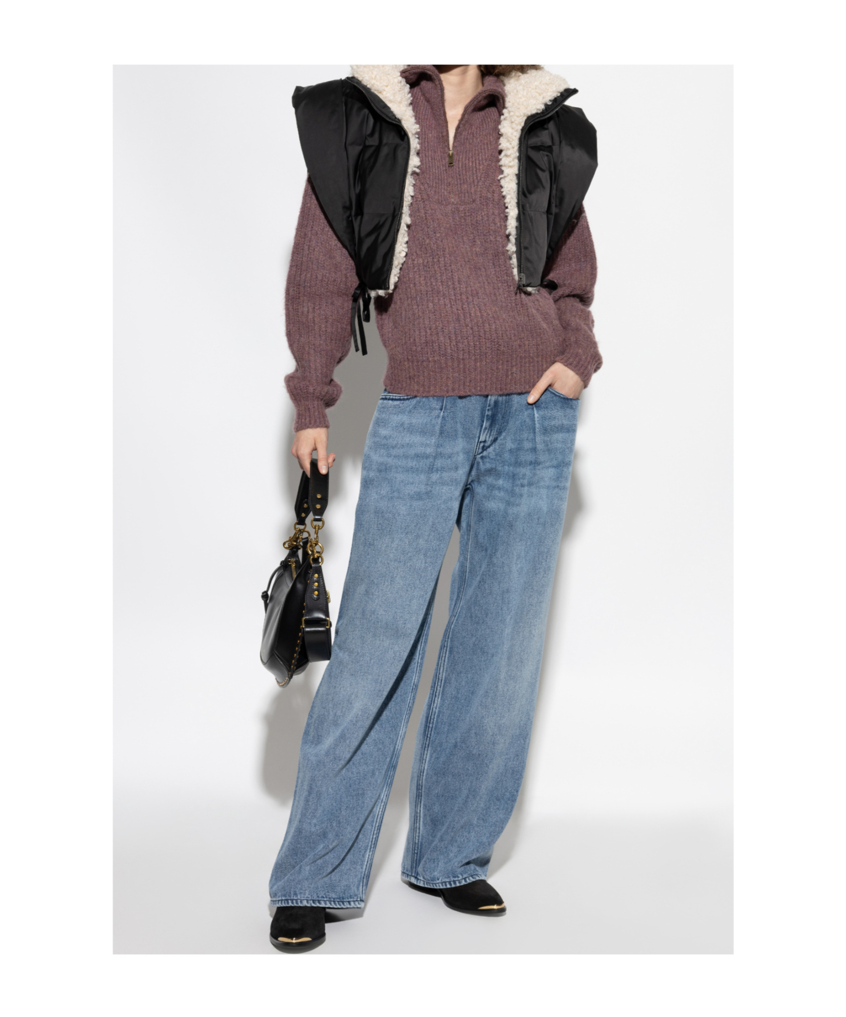 Isabel Marant Étoile Long-sleeved Sweater In Purple