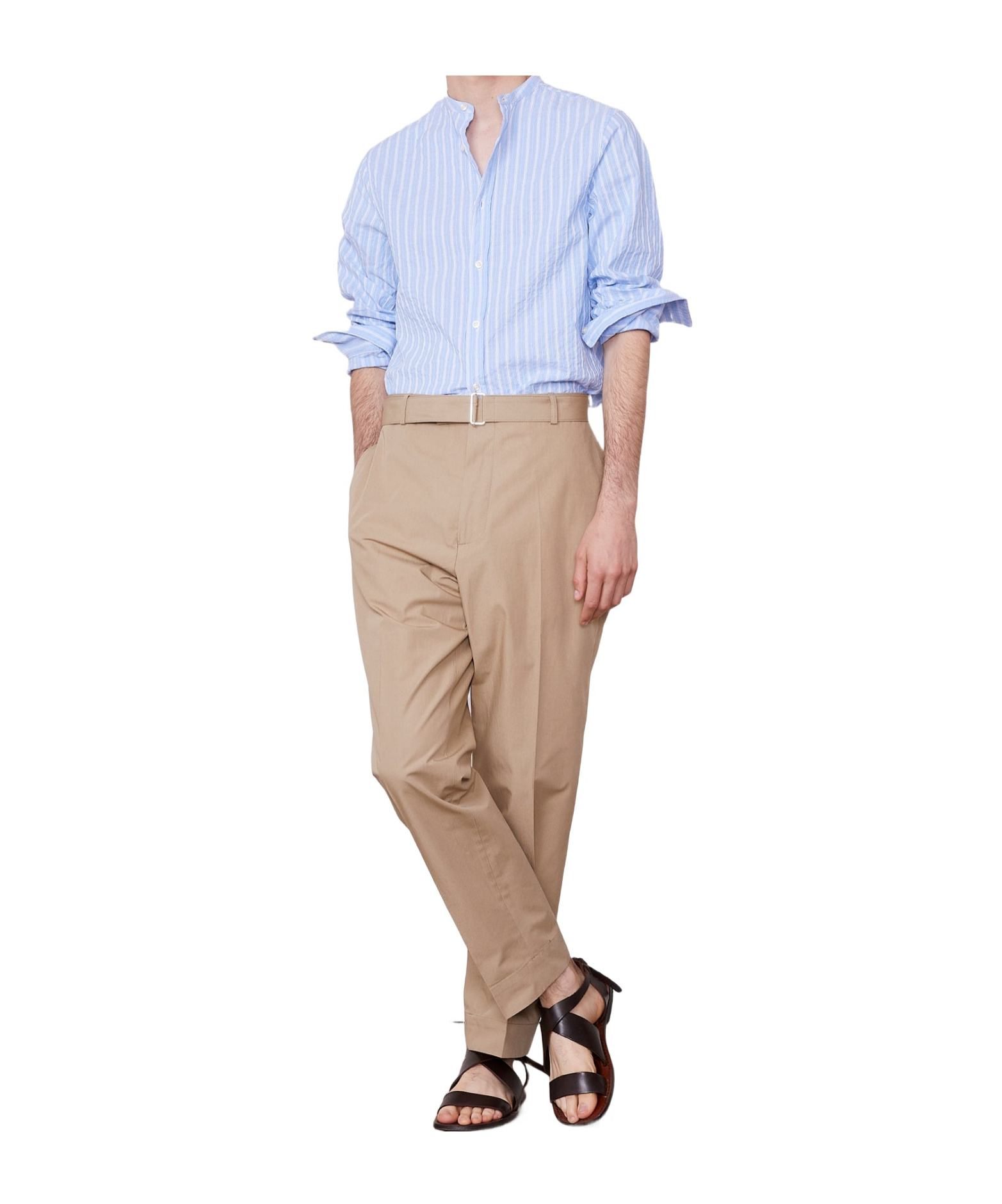 OFFICINE GENERALE BELT LOOPS SLACKS