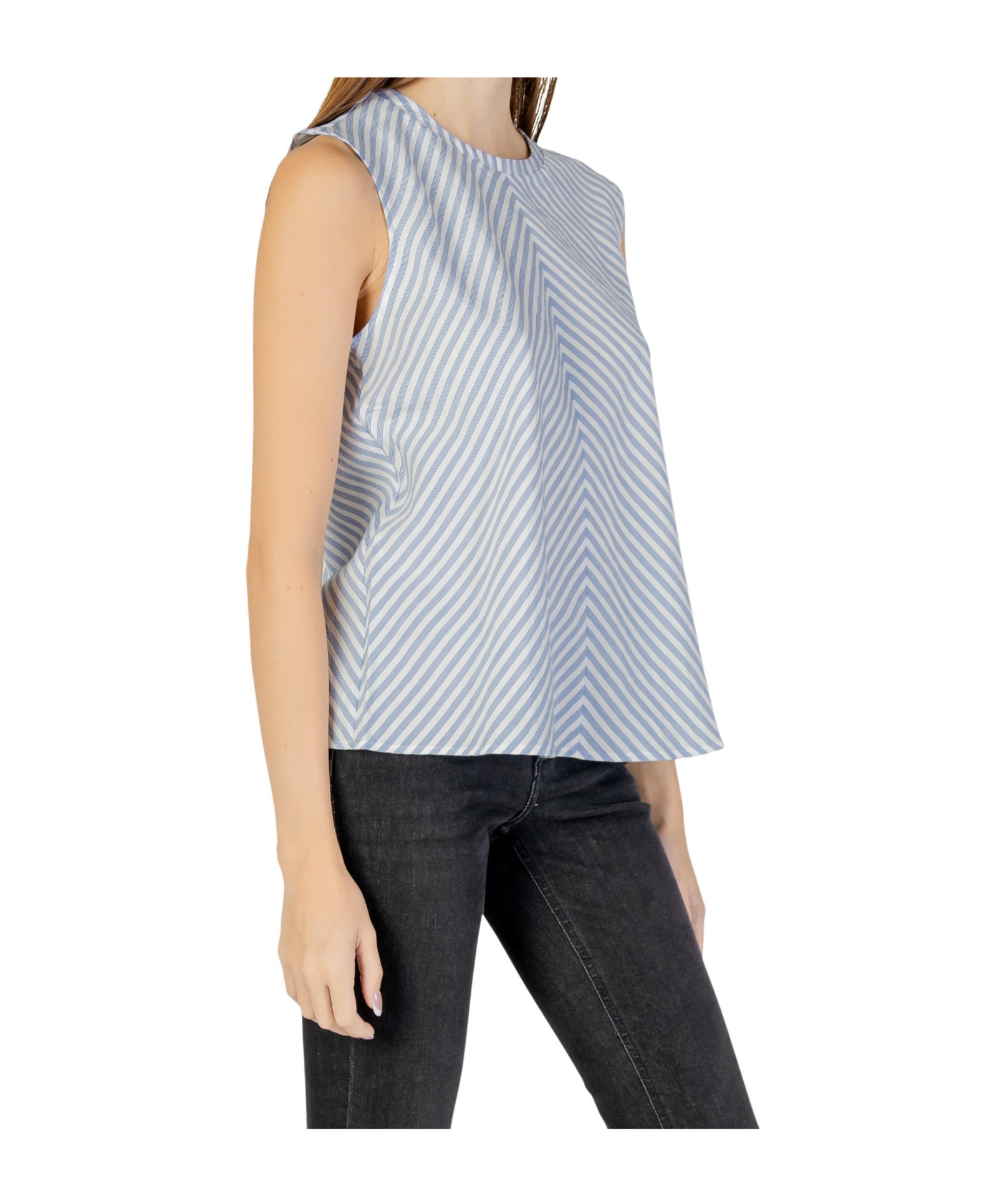 Tommy Hilfiger Striped Blouse In Blue