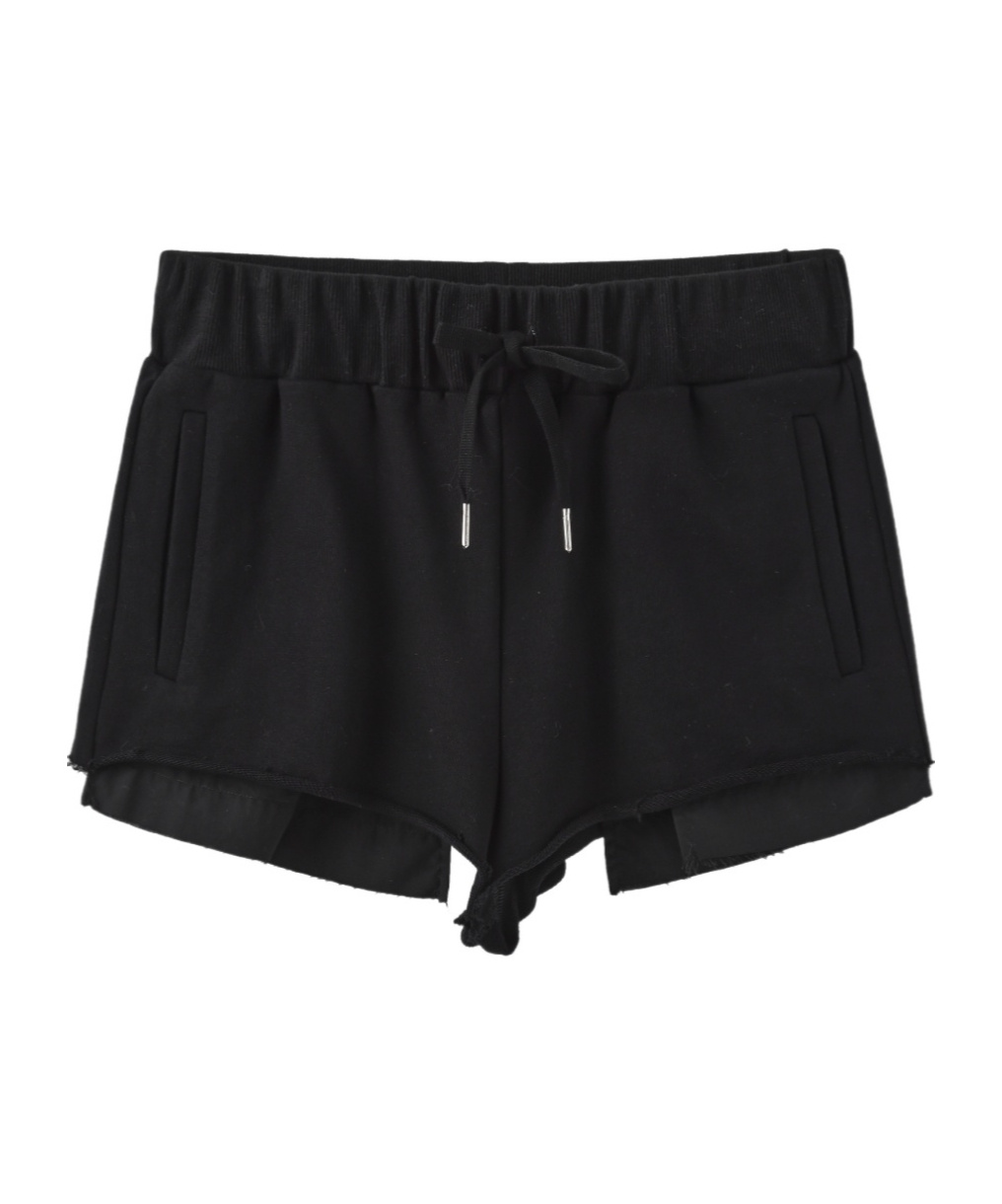Marissa Chiara Elastic Waist Shorts In Black