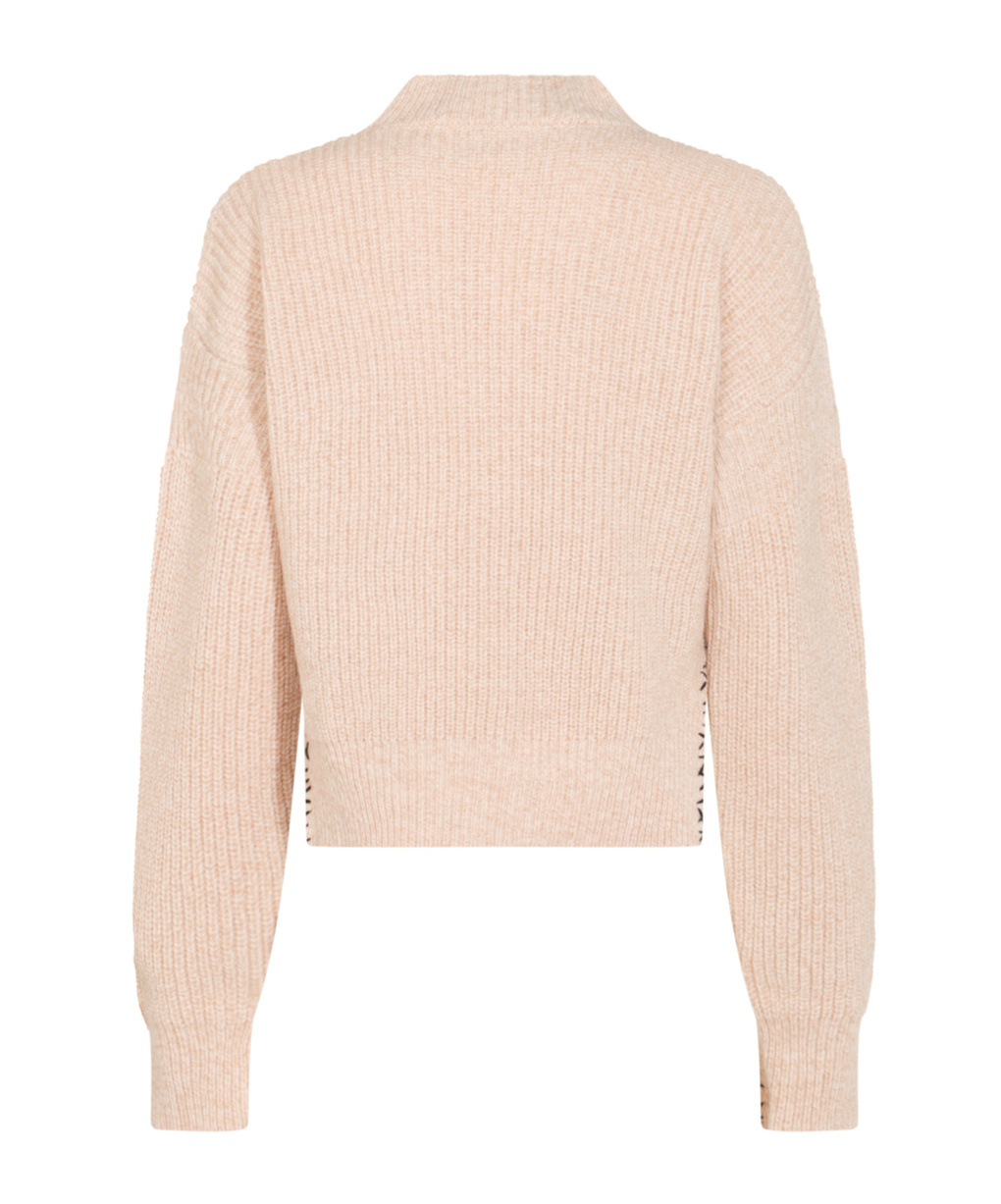 Marni Ribbed Knit Crewneck Dropped Shoulders