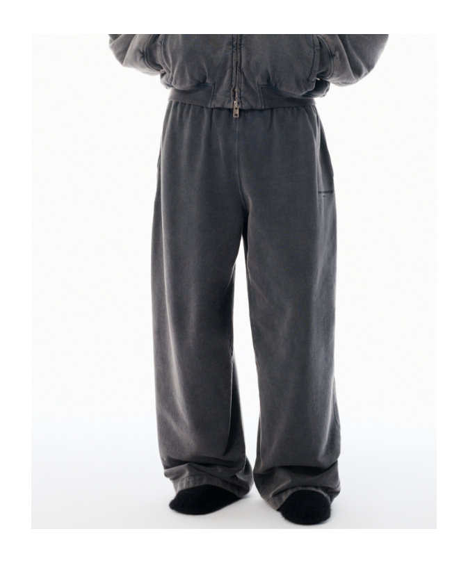 Alexander Wang Elastic-waist Track Pants In Gray