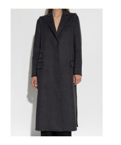 Tom Ford Single-breasted Wool Coat In Black