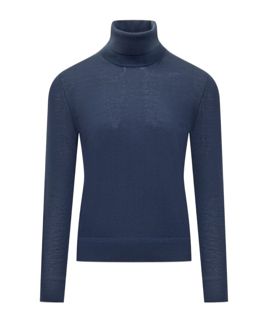 Tom Ford Turtleneck Sweater In Blue