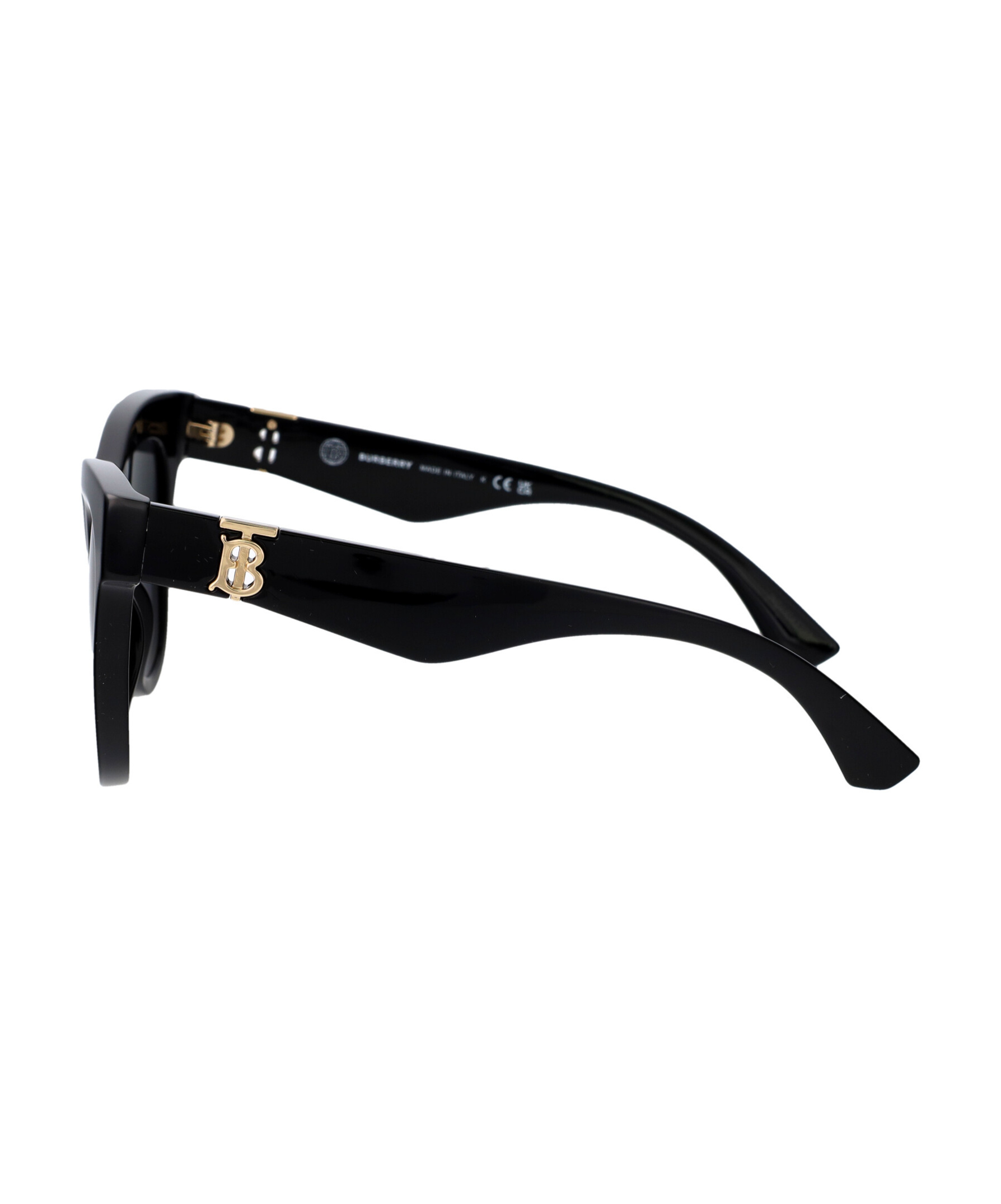 Burberry Womens Black Be4432u Round-frame Acetate Sunglasses In Black