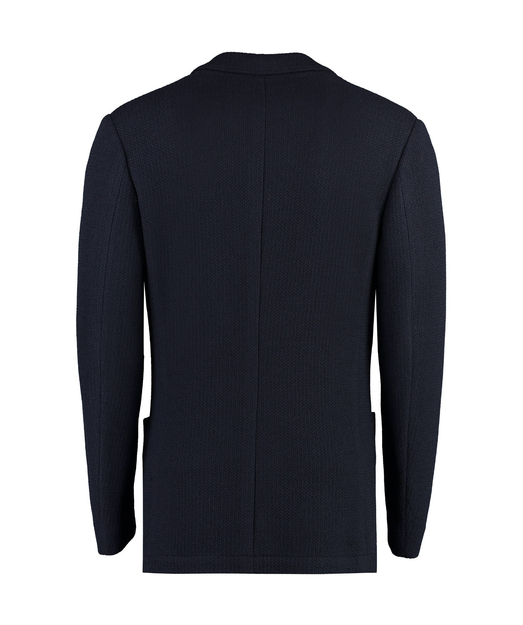 CANALI LAPEL LONG-SLEEVED SUIT JACKET