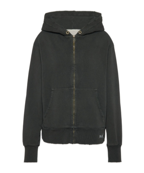 Maison Margiela Zip-up Hoodie In Gray