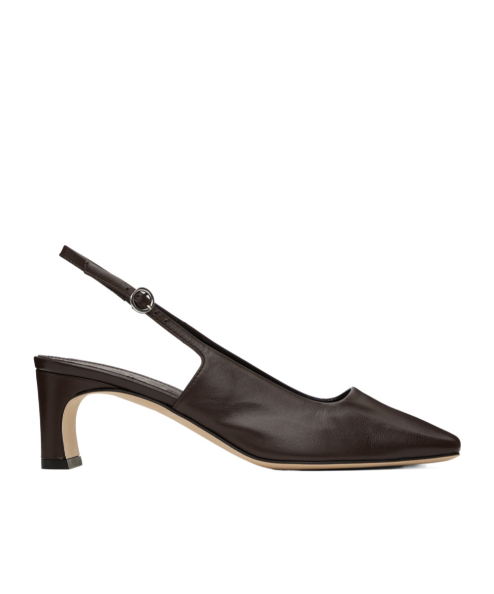 Aeyde Black Valerie Heels In Black