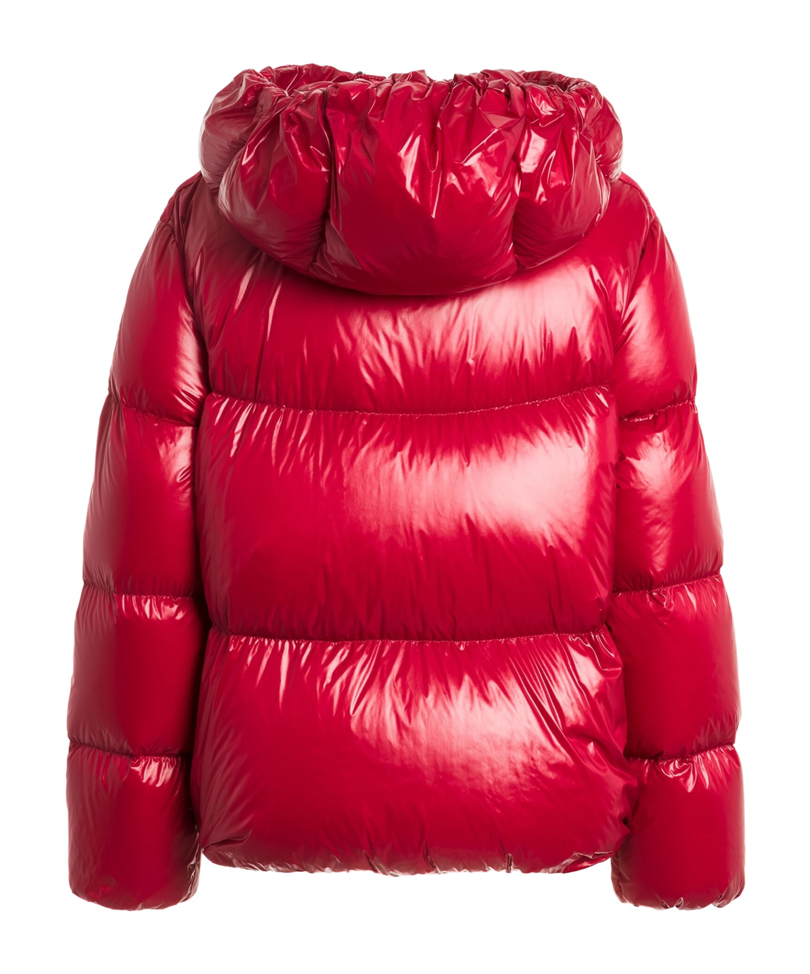 Parajumpers Logo-patch Puffer Jacket In Red
