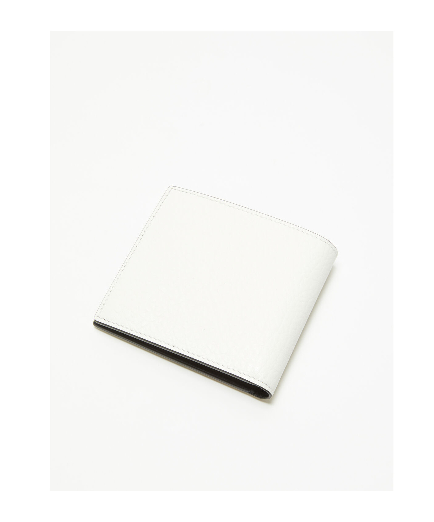 Acne Studios Bi-fold Leather Wallet In White