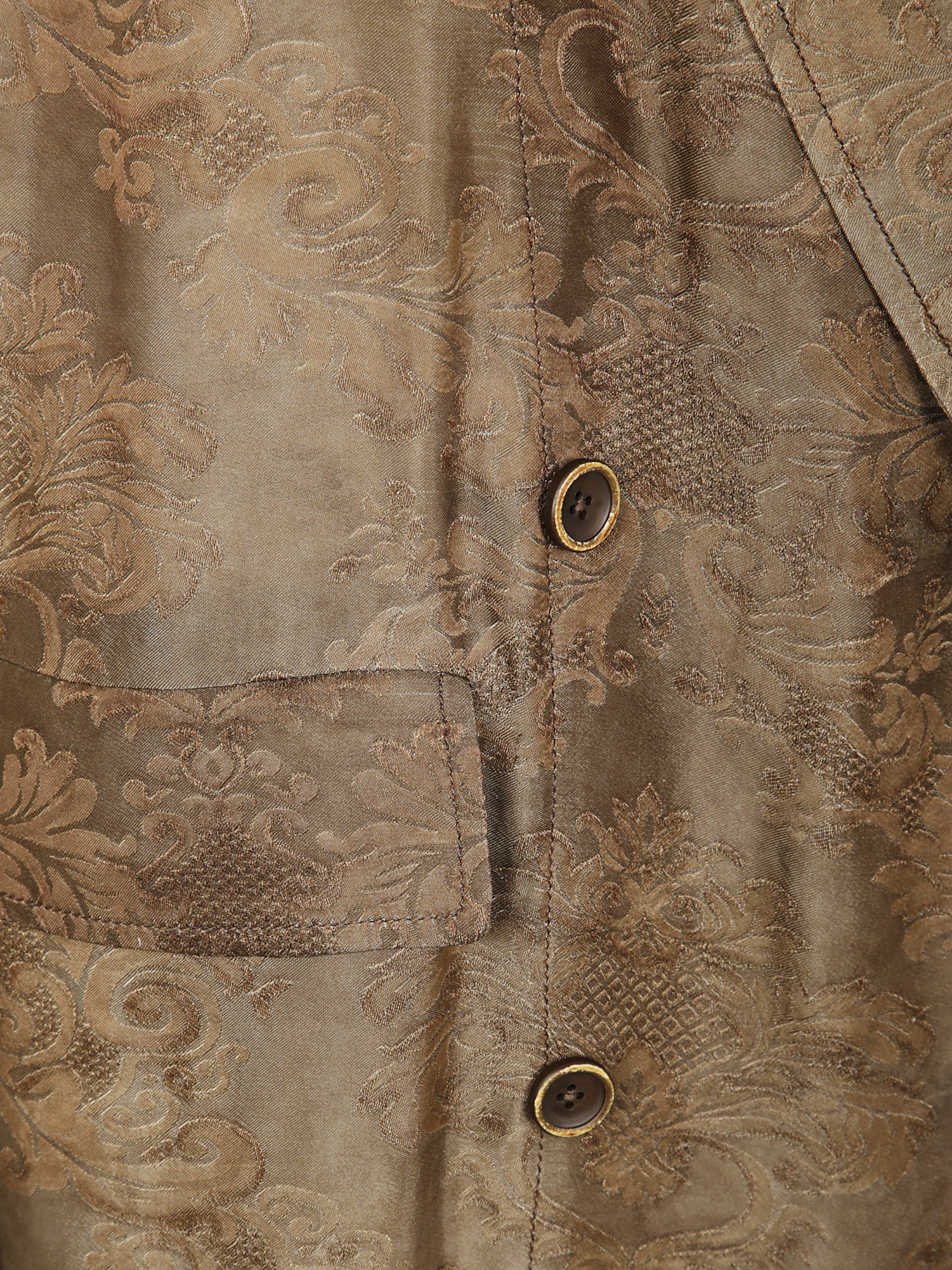 Uma Wang Camelot Long Casual Coat In Mustard