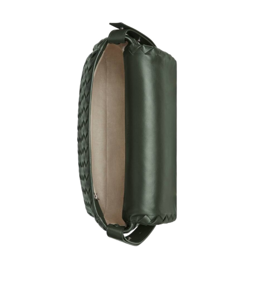Bottega Veneta Large Cobble Messenger Bag In Black