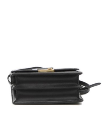 Tory Burch Monogram Small Shoulder Bag In Black