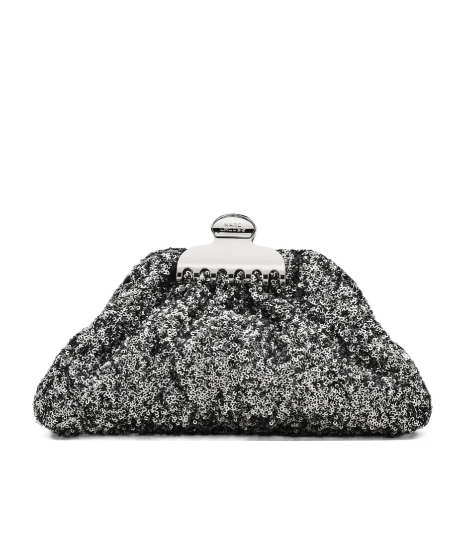 Marc Jacobs Sequin Shoulder Bag In Black