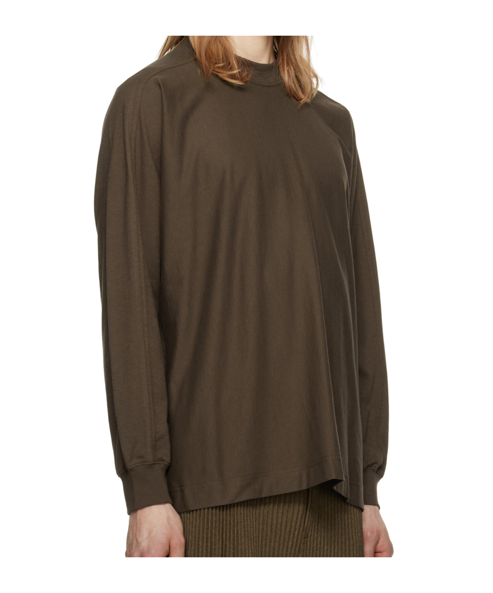 Issey Miyake Brown Release-t 1 T-shirt In Green