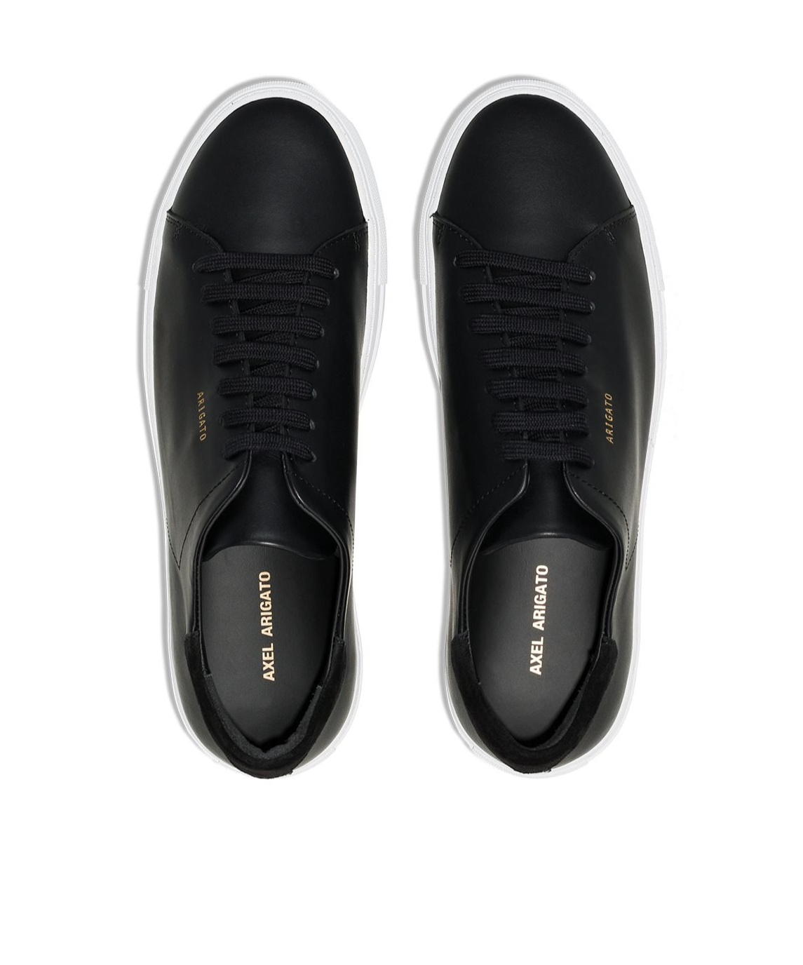 Axel Arigato Clean 90 Smooth Leather Sneakers In Black