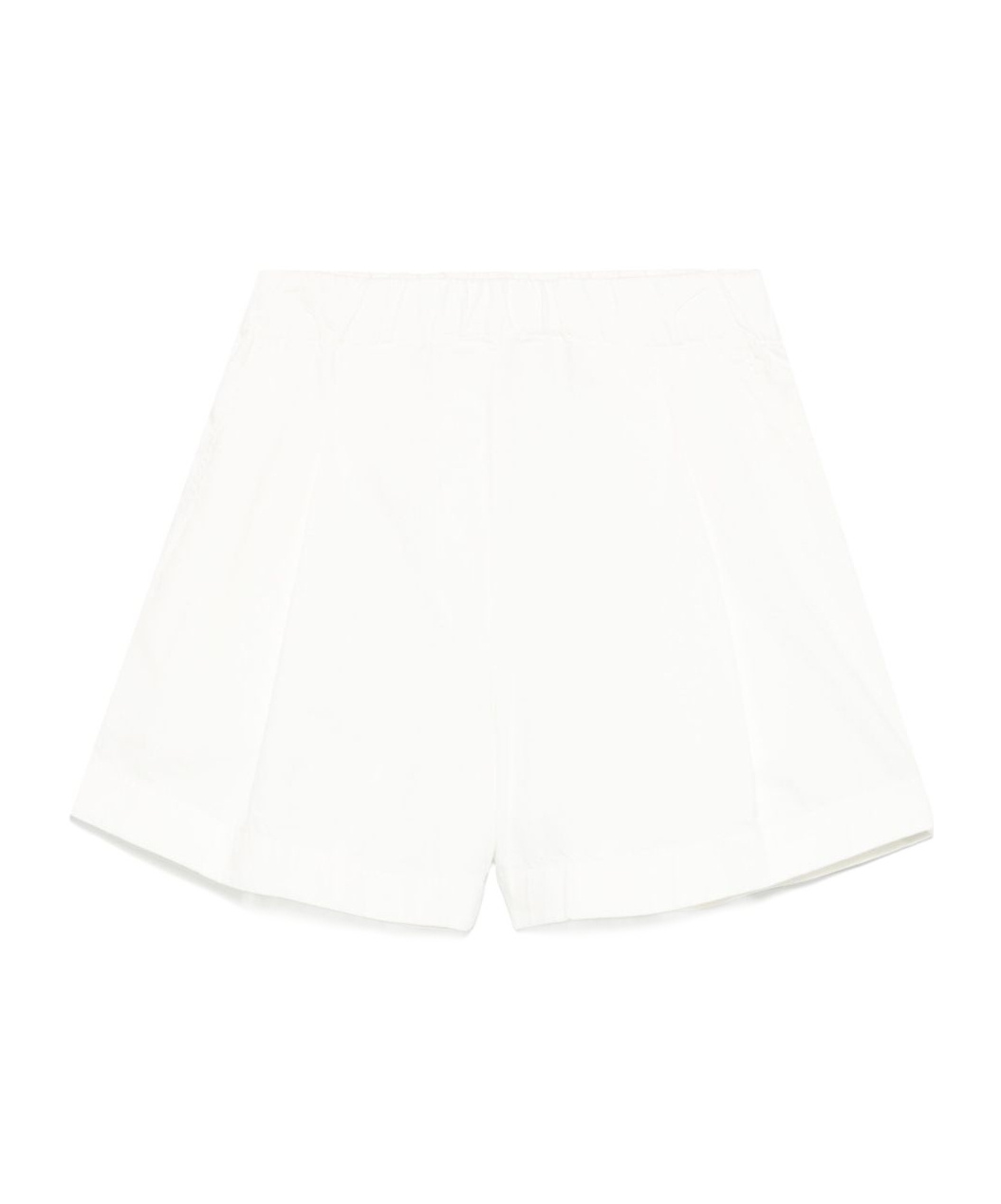 Dries Van Noten Elastic Waist Shorts In White