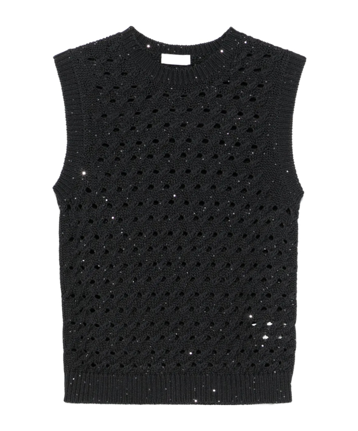 Shop Peserico Sequin-embellished Top
