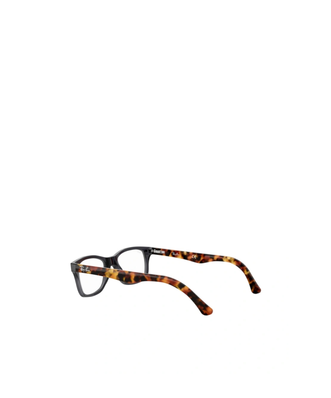 Ray Ban Geometric Flat Mirror In Black