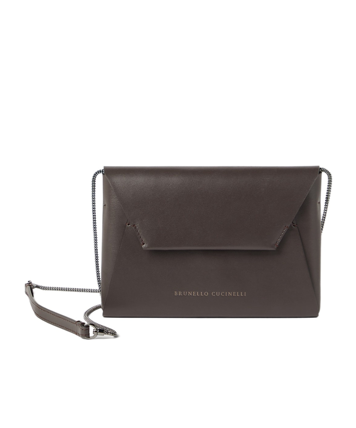 BRUNELLO CUCINELLI BRUNELLO CUCINELLI DUO FOLDOVER TOP CLUTCH BAG