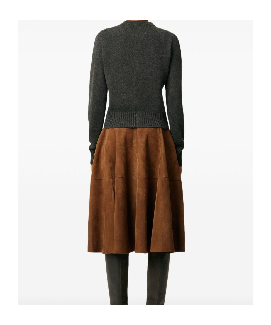 Ami Alexandre Mattiussi Embroidered Cashmere And Wool-blend Cardigan In Gray