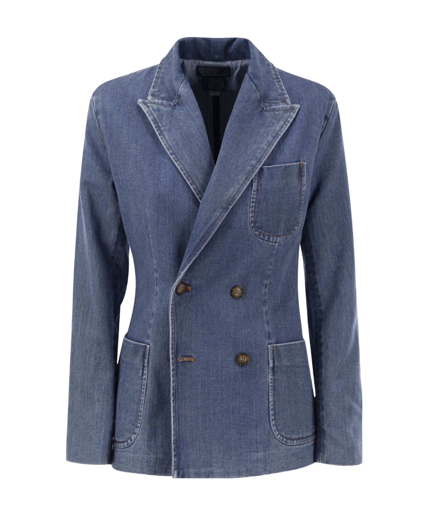 POLO RALPH LAUREN POLO RALPH LAUREN DOUBLE-BREASTED DENIM BLAZER