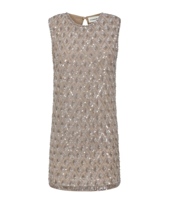 P.a.r.o.s.h Embroidered Mini Dress