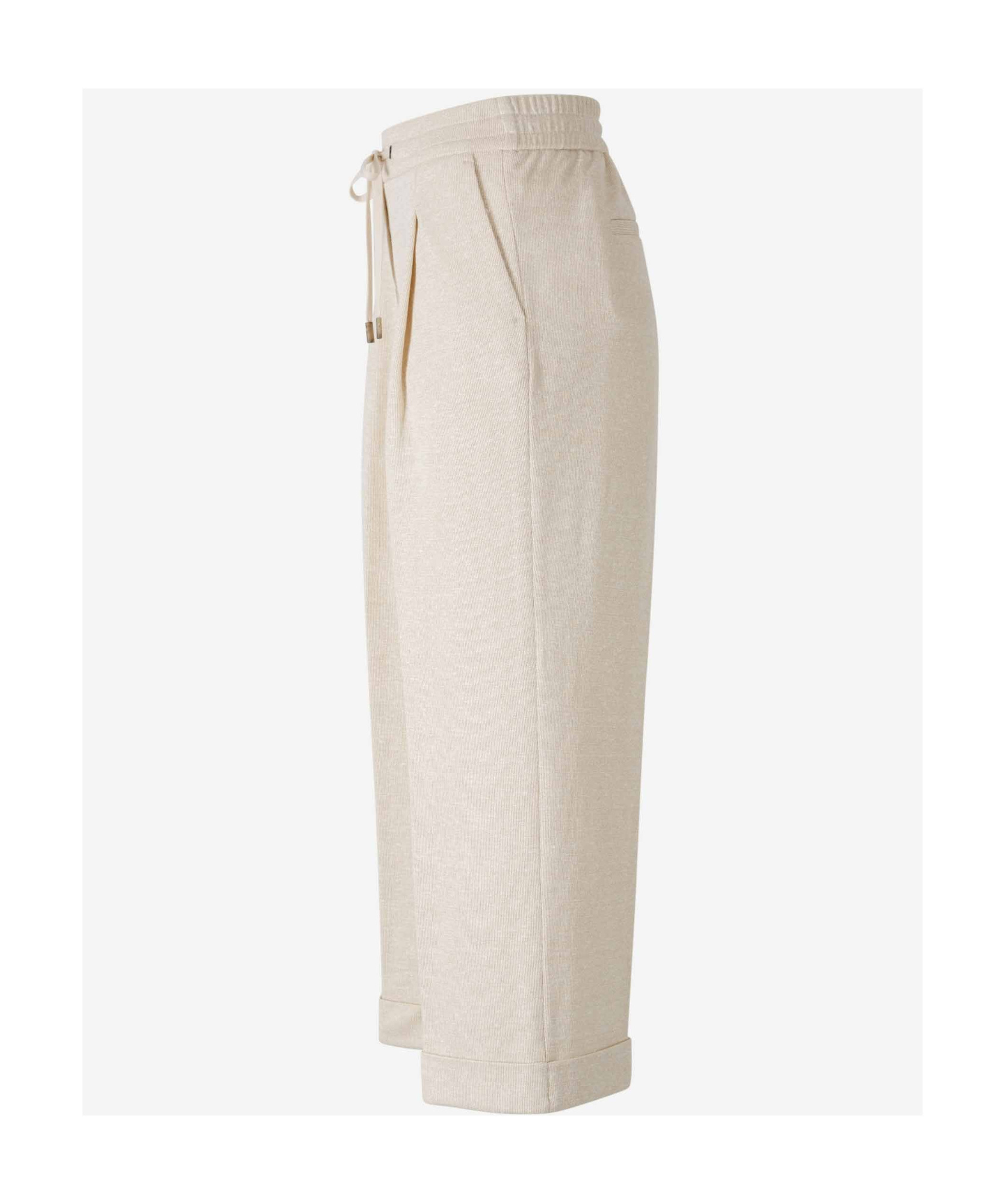 Peserico Drawstring Casual Pants In Nude