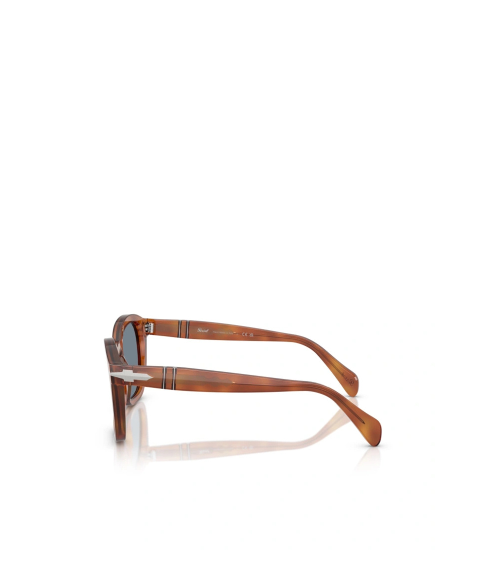 Persol Geometric Frame Sunglasses In Brown