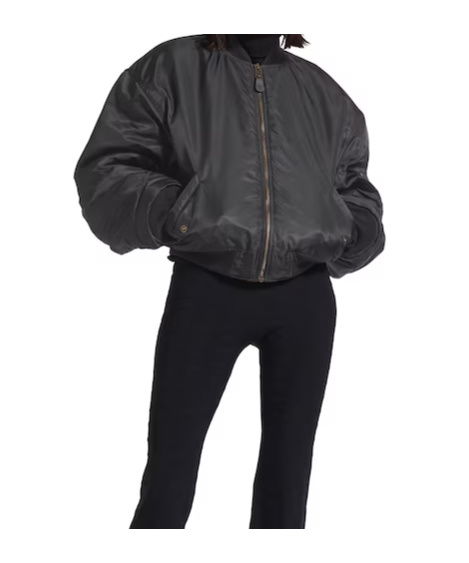 Balenciaga Women's Standard Bomber Jacket In Black In Black