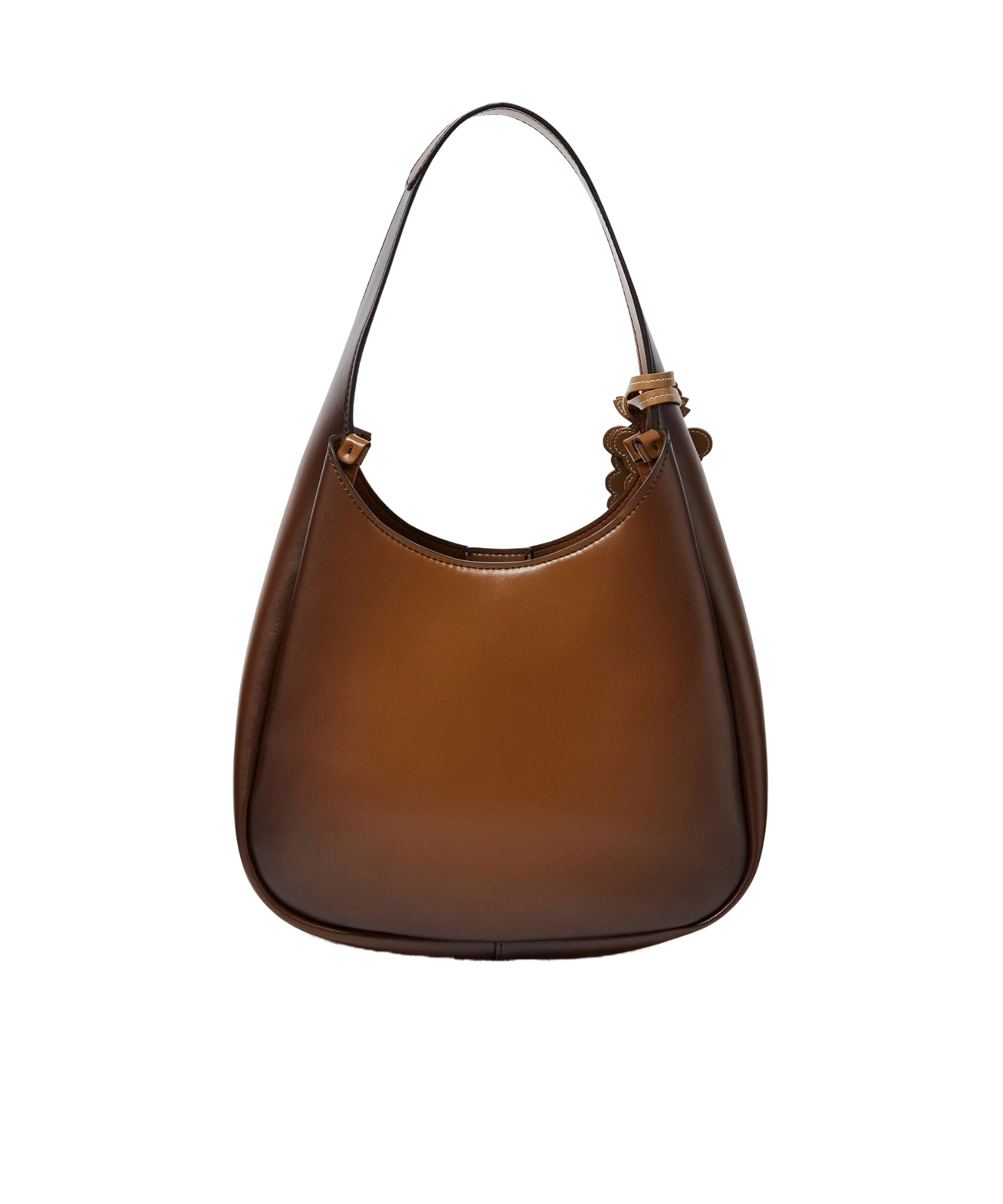 Stella Mccartney Logo Casual Wandering Handbag In Brown