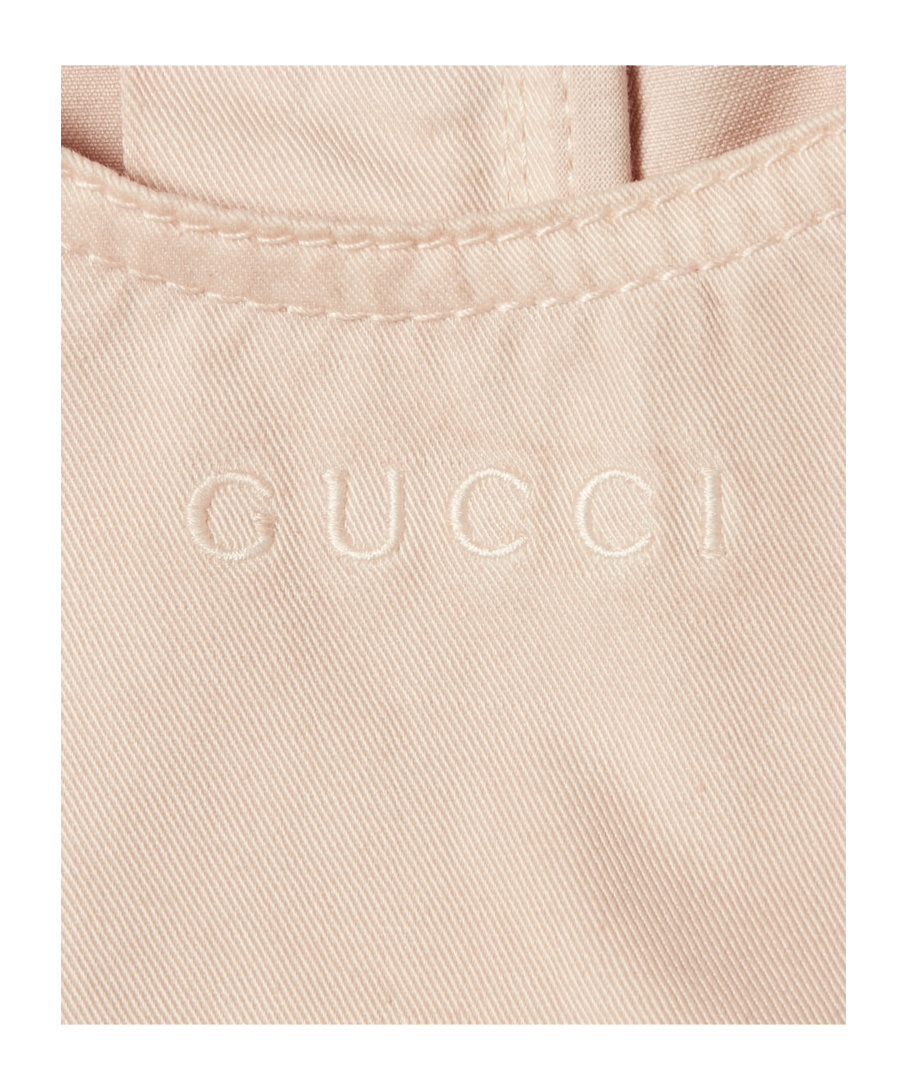 Shop Gucci Cotton Linen Top With Tie Hem
