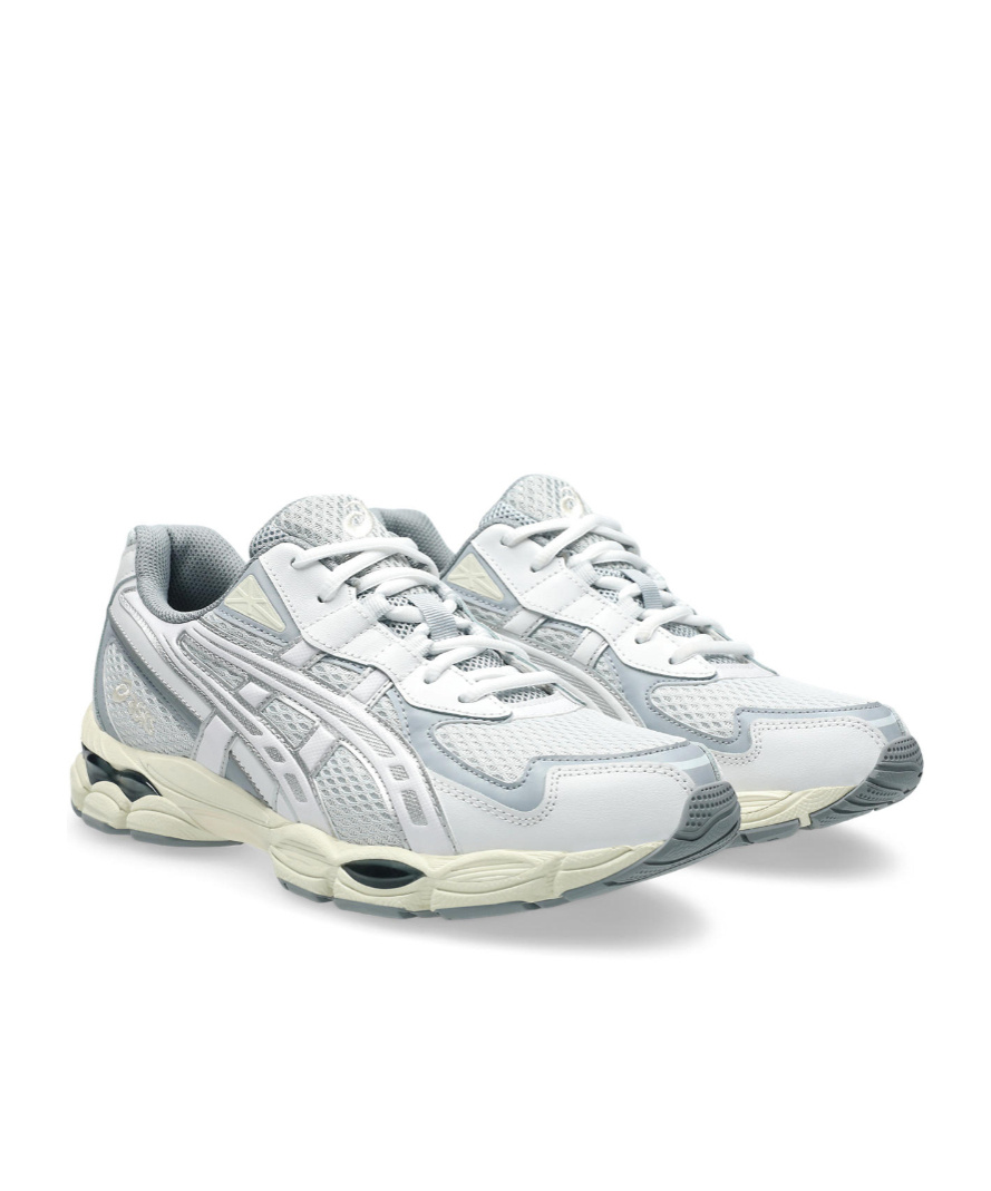 Asics Gel-nyc 2055 Mesh-detail Sneakers In White