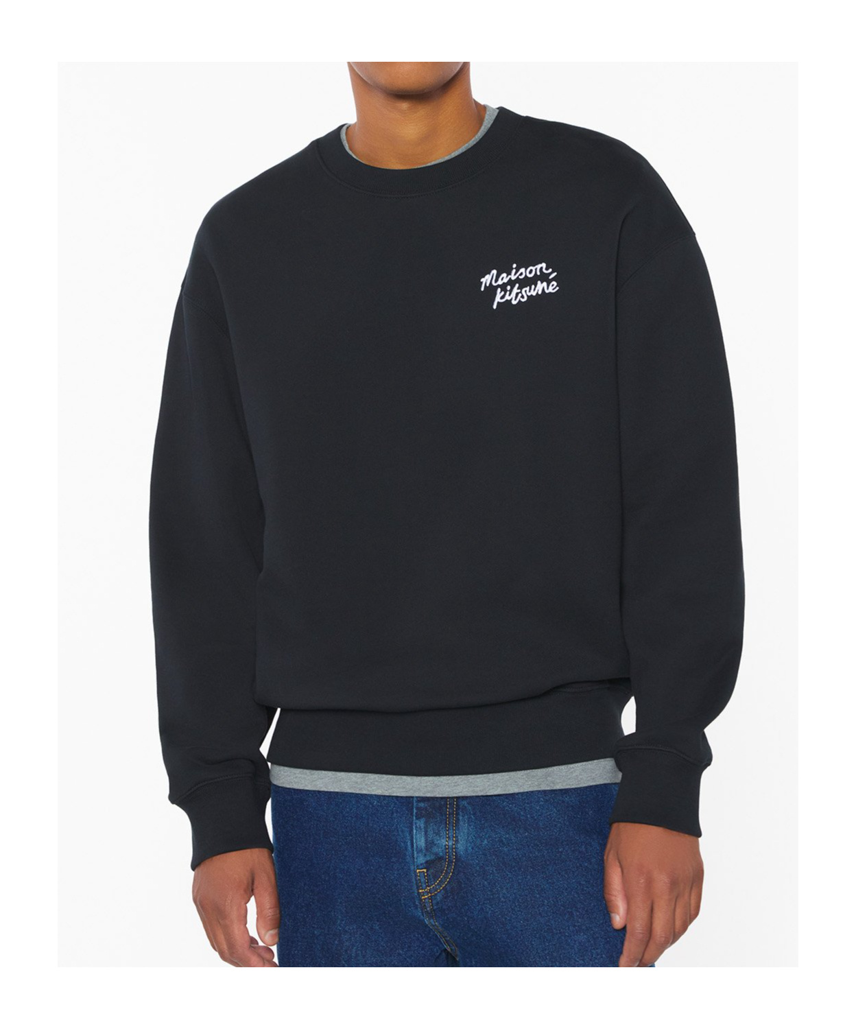 Maison Kitsuné Maison Kitsune Handwriting Comfort Sweatshirt In Multi