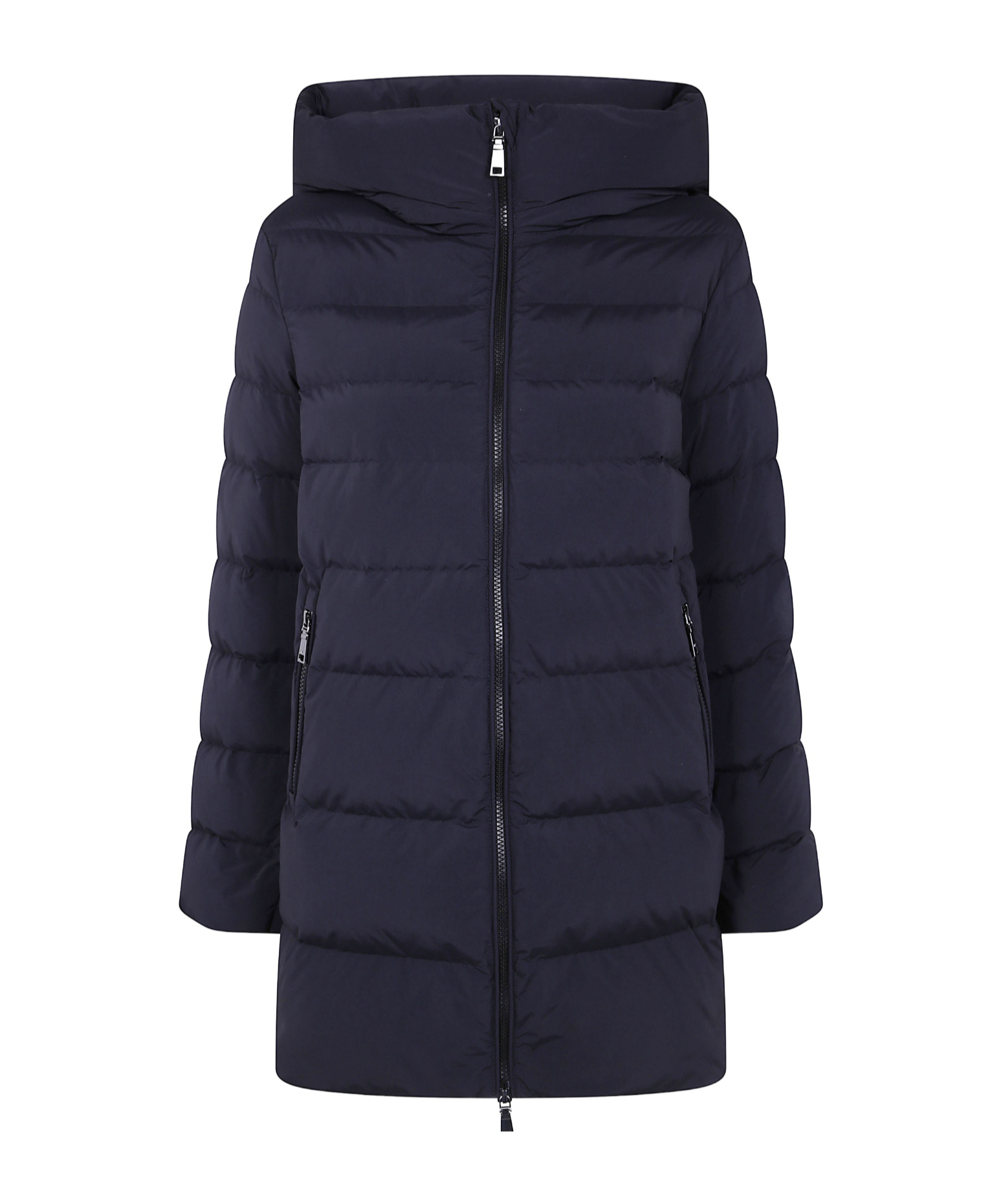 Seventy Hooded Down Jacket In Blue