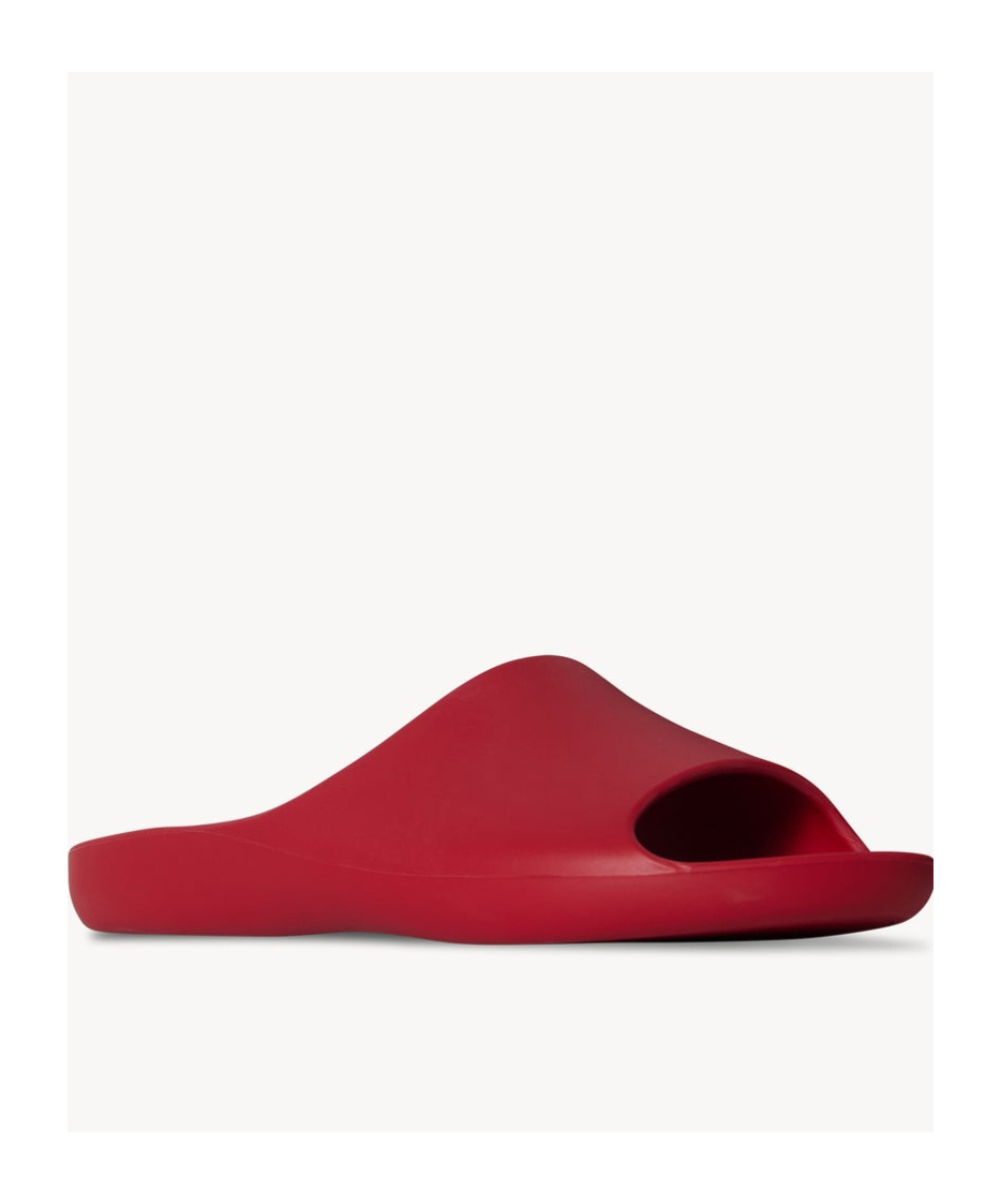 The Row Ama Slippers In Red