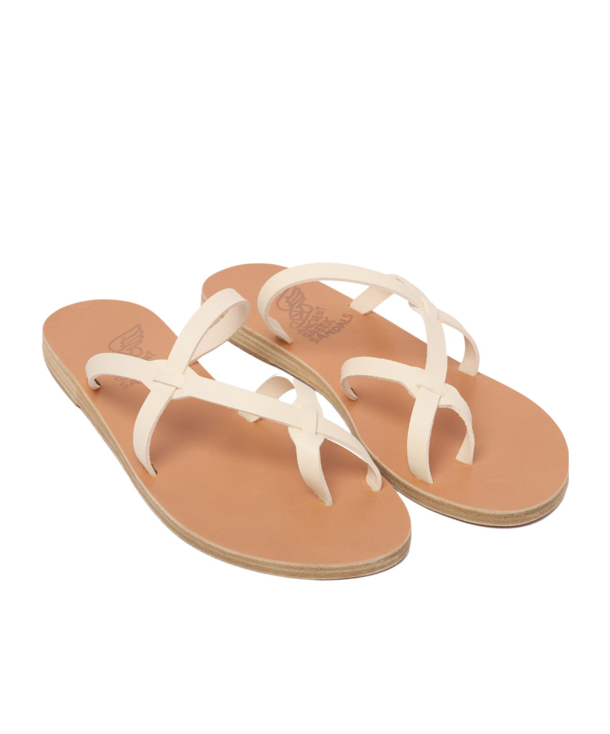Ancient Greek Sandals Flat Sandals In Nude