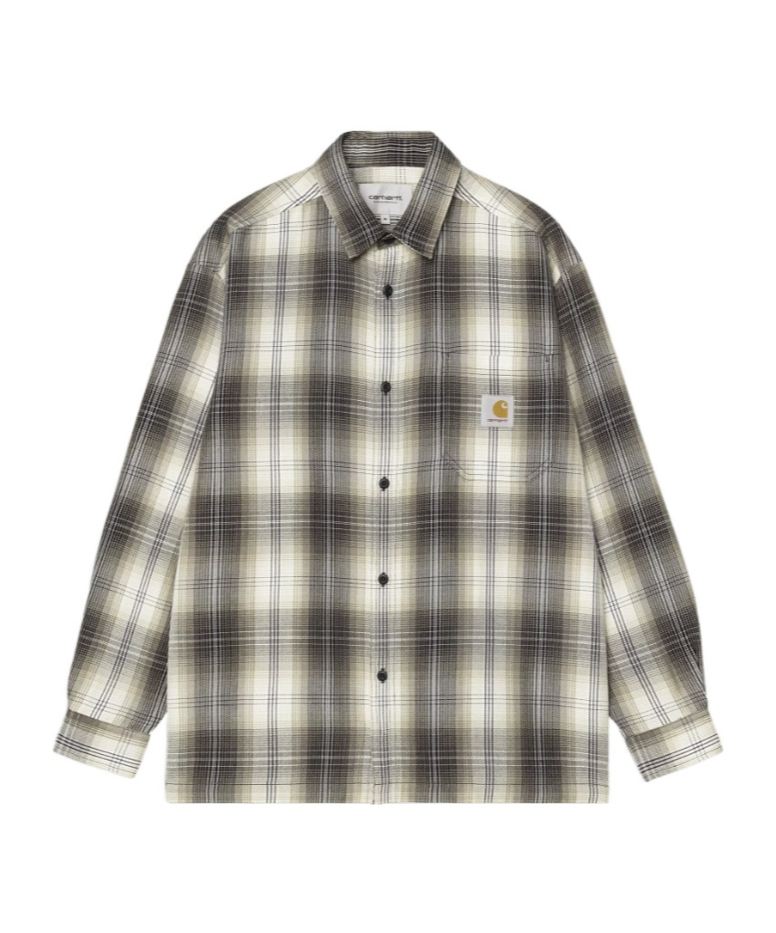 Carhartt Checkered Shirt In Gray