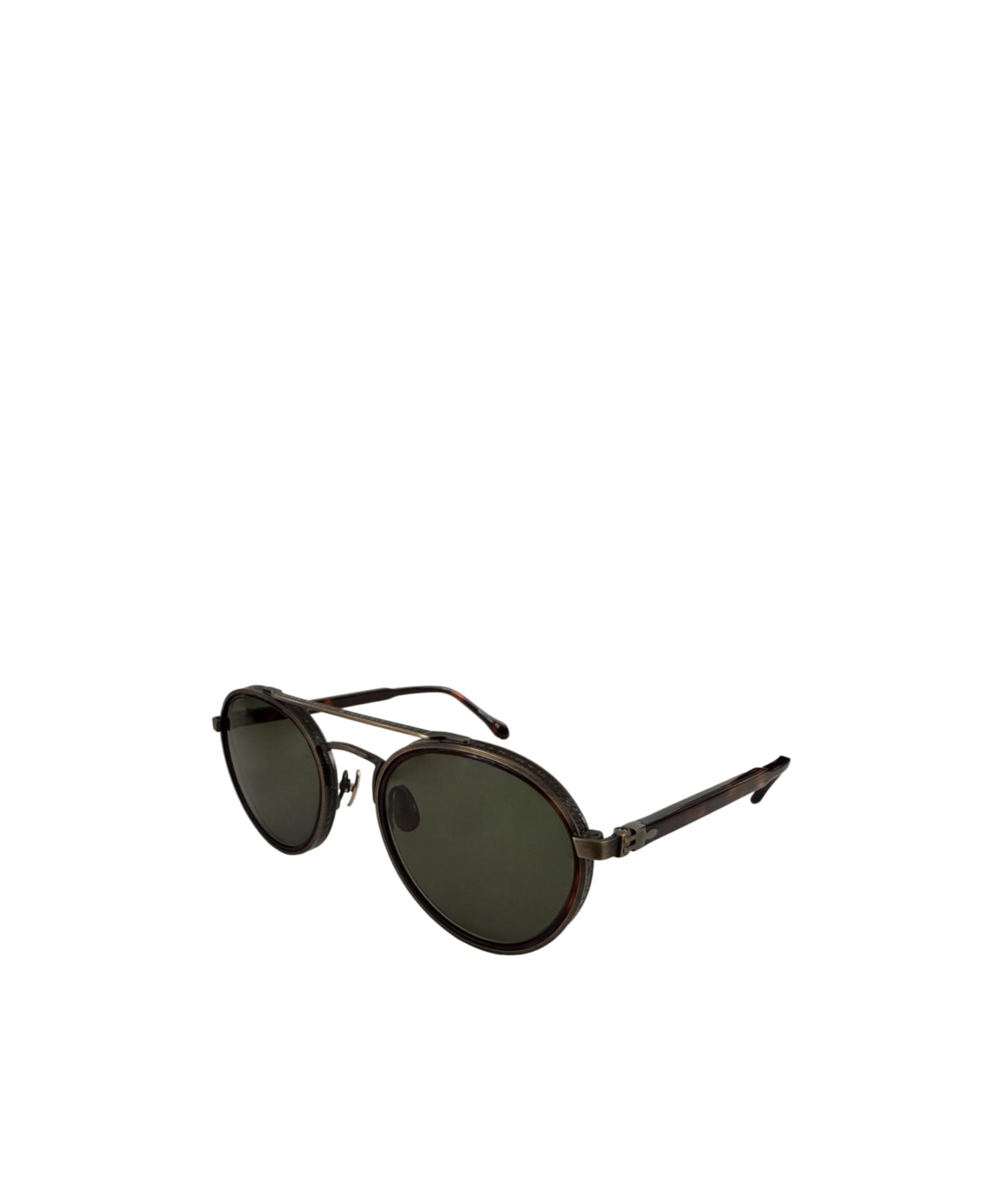 Matsuda Geometric Frame Sunglasses In Green